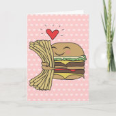 Burger Lieben Fries Karte (Vorderseite)