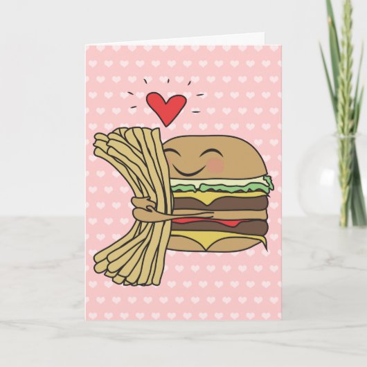 Burger Lieben Fries Karte (Vorderseite)