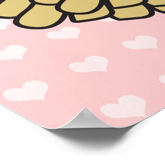 Burger Lieben Fries Poster (Ecke)