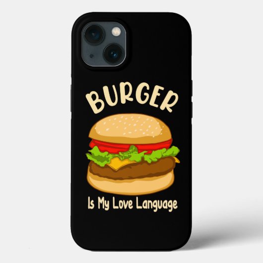 Burger-Liebes-Sprache Case-Mate iPhone Hülle (Rückseite)