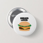Burger-Liebhaber Button (Vorne & Hinten)