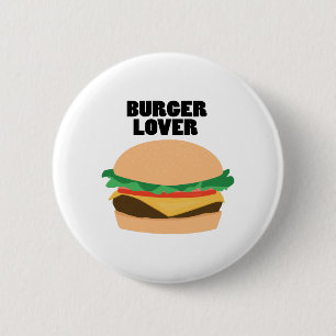 Burger-Liebhaber Button