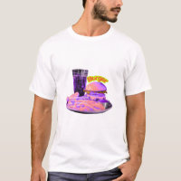 Burger-Liebhaber T-Shirt - Fast-Food-Grafikdesign-