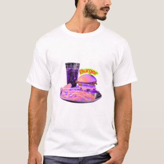 Burger-Liebhaber T-Shirt - Fast-Food-Grafikdesign-