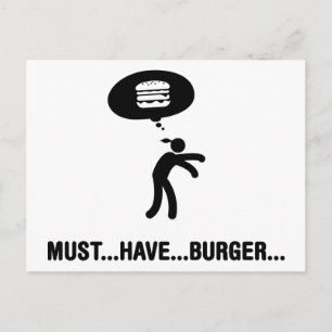 Burger Lover Postkarte