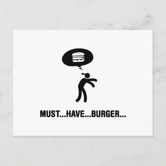 Burger Lover Postkarte (Vorderseite)