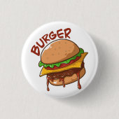 Burger Lovers Button (Vorderseite)