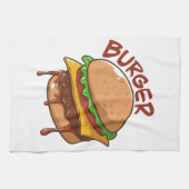 Burger Lovers Geschirrtuch (Horizontal)