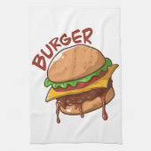 Burger Lovers Geschirrtuch (Vertikal)