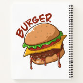 Burger Lovers Notizblock (Rückseite)