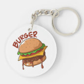 Burger Lovers Schlüsselanhänger (Rückseite)