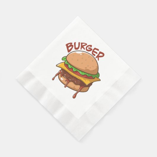 Burger Lovers Serviette (Ecke)