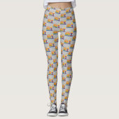 Burger Meal Leggings (Vorderseite)