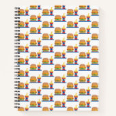 Burger Meal Notizblock (Vorderseite)