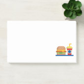 Burger Meal Post-it Klebezettel (Büro)