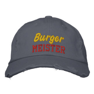 Burger Meister Bestickte Kappe