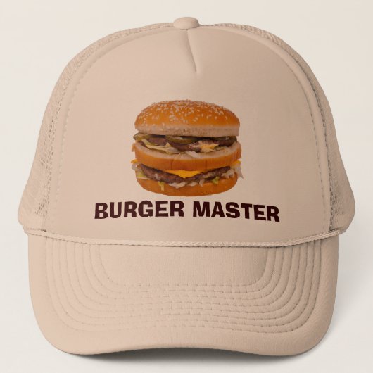 Burger-Meister Truckerkappe (Vorderseite)