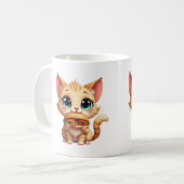 Burger Meows & Cuddles Kaffeetasse (Vorderseite Links)