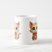 Burger Meows & Cuddles Kaffeetasse (Mittel)