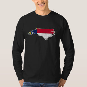 Bürger mit Stolz Amerika Staat Uns gestörte Karte T-Shirt