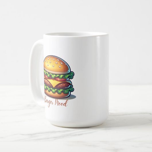 Burger Mood  Kaffeetasse (Vorderseite Links)