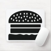 Burger Mousepad (Mit Mouse)