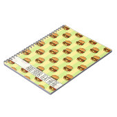 Burger-Muster-Notebook Notizblock (Linke Seite)