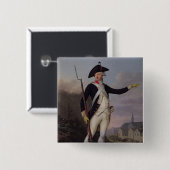 Bürger Nau-Deville in der Nationalgarde-Uniform Button (Vorne & Hinten)