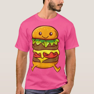 Burger - Niedliche Kawaii Anime - ästhetische japa T-Shirt