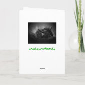 Burger oder Kuchen für Ihren Geburtstag? Karte (Rückseite)