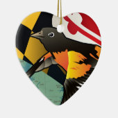 Bürger Oriole, Marylands Staats-Vogel Keramikornament (Rechts)