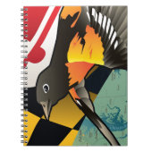 Bürger Oriole, Marylands Staats-Vogel Notizblock (Vorderseite)