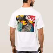 Bürger Oriole, Marylands Staats-Vogel T-Shirt (Rückseite)