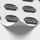 Burger-Packpapier Geschenkpapier (Ecke)