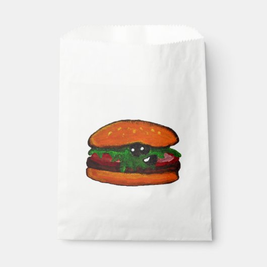 Burger-Party-Geschenktüte Geschenktütchen (Vorderseite)