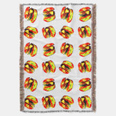 Burger Pattern Decke (Vorderseite Vertikal)