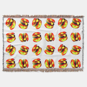 Burger Pattern Decke
