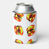 Burger Pattern Dosenkühler (Kanne Rückseite)