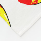 Burger Pattern Fleecedecke (Ecke)