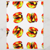 Burger Pattern Flyer (Vorne)