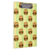 Burger Pattern Klemmbrett (Rechts)