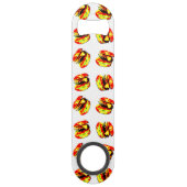 Burger Pattern Speedflaschenöffner (Vorderseite)