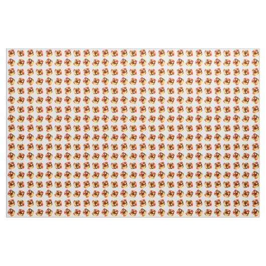 Burger Pattern Stoff (Yard (91,4 cm))