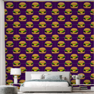 Burger Pattern Tapete