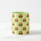 Burger Pattern Tasse (Zentrum)