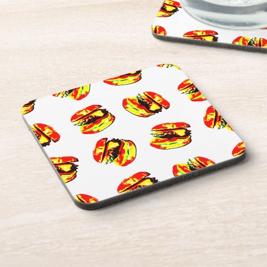 Burger Pattern Untersetzer (Linke Seite)