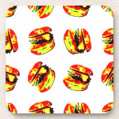 Burger Pattern Untersetzer (Vorderseite)