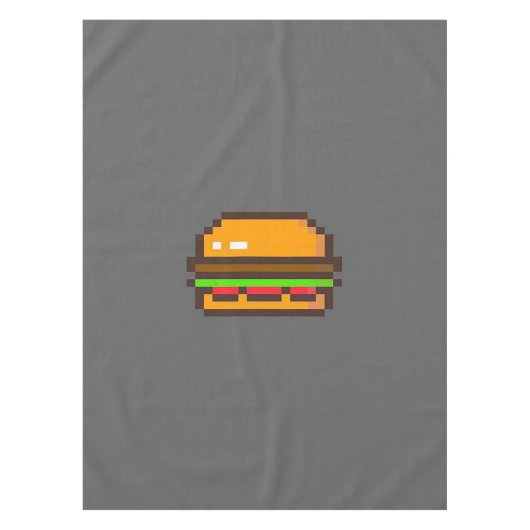 Burger Pixel Art Blanket Tischdecke (Vorderseite)