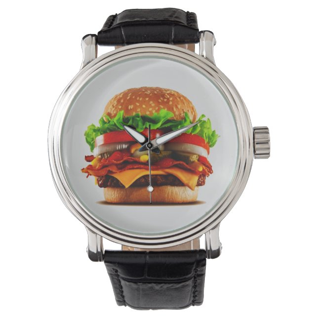 BURGER PLUS 3 ARMBANDUHR (Vorderseite)