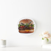 BURGER PLUS RUNDE WANDUHR (Zuhause)